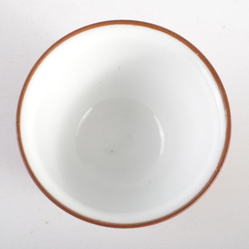 煎茶道具　紫砂　朱泥　内白釉　煎茶碗　20客まとめて　N　6332