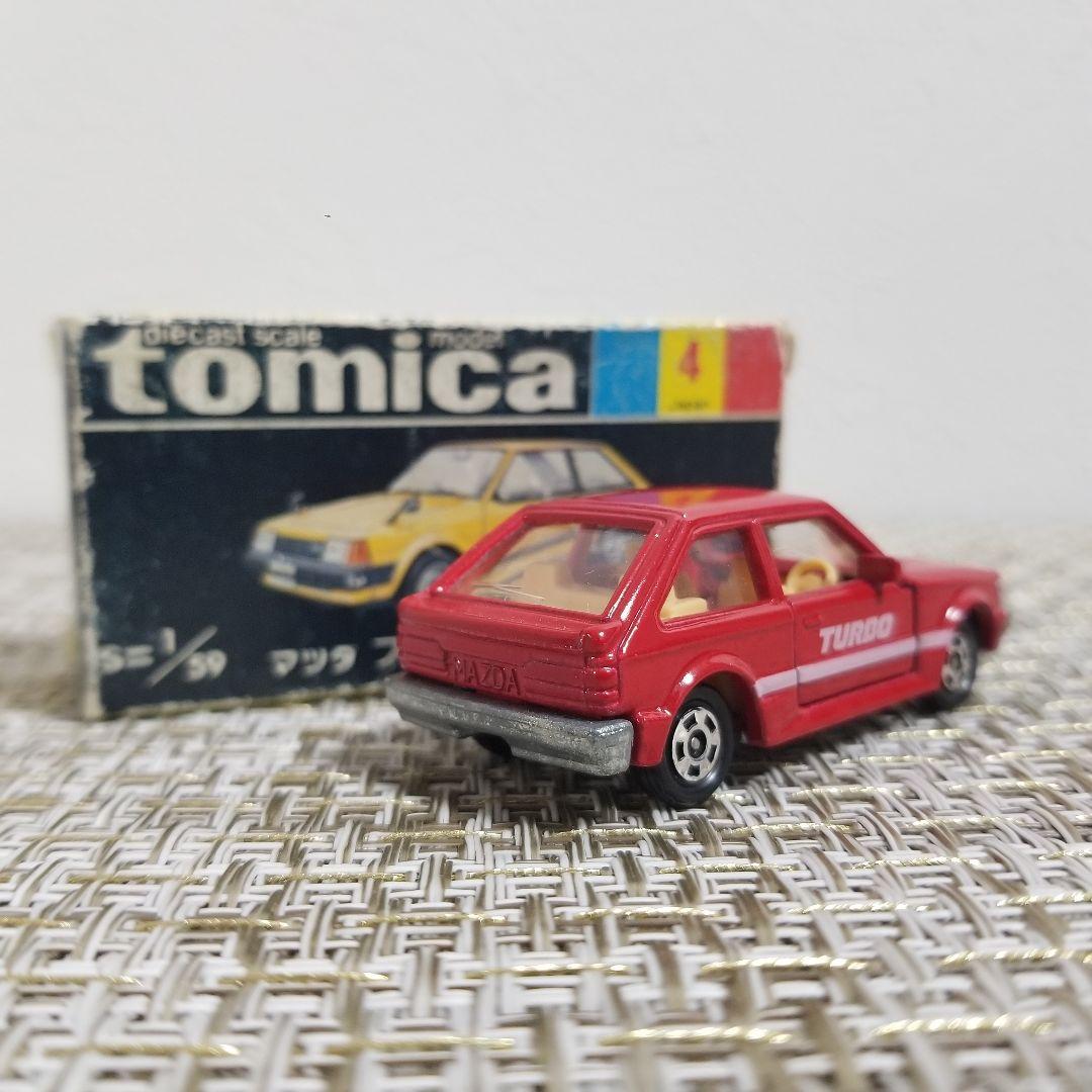 【激レア】 トミカ　黒箱　No.4 マツダ ファミリア 1500XG　日本製