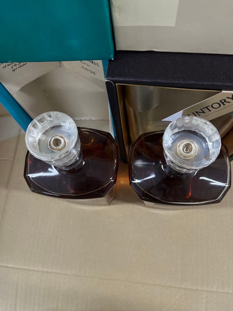 SUNTORY CREST12年ウイスキー 700ml 43% 箱入り2本セット