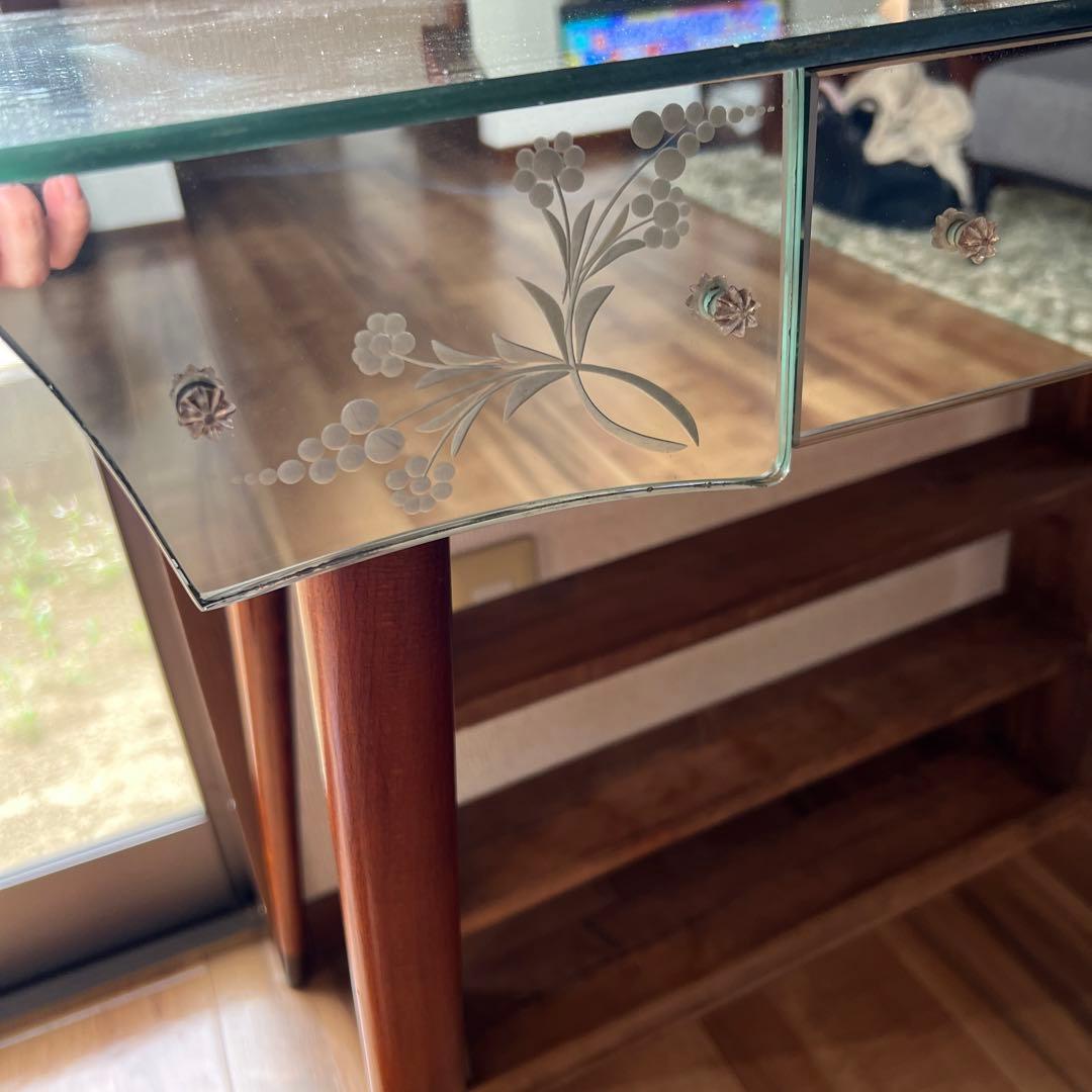 全面ミラー　ドレスチェスト　アンティーク高級品