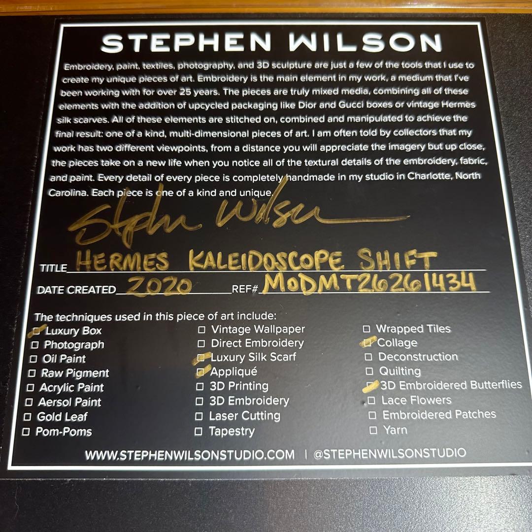 エルメス　ステファンウィルソン　アートパネル