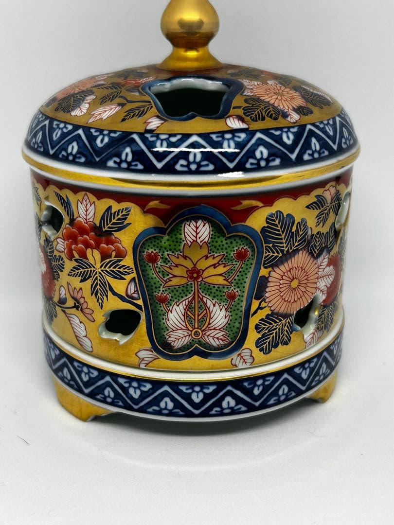 有田焼極錦　金彩古伊万里 香炉