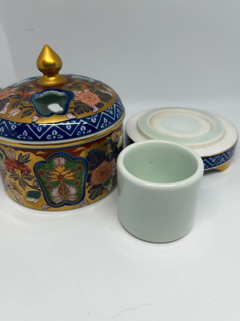 有田焼極錦　金彩古伊万里 香炉