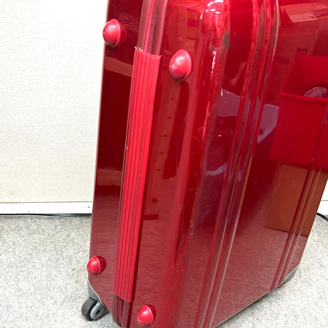 ゼロハリバートン 4輪 キャリーケース レッド 大容量 傷あり ZRPシリーズ