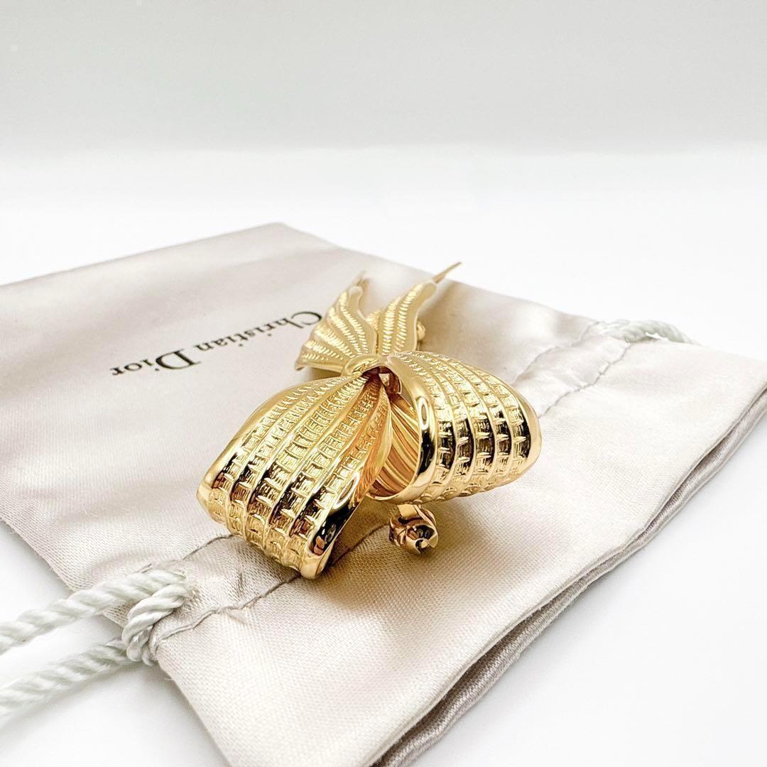 2524 Germany製　極美品✨Dior　ブローチ　CD　ロゴ　希少　刻印