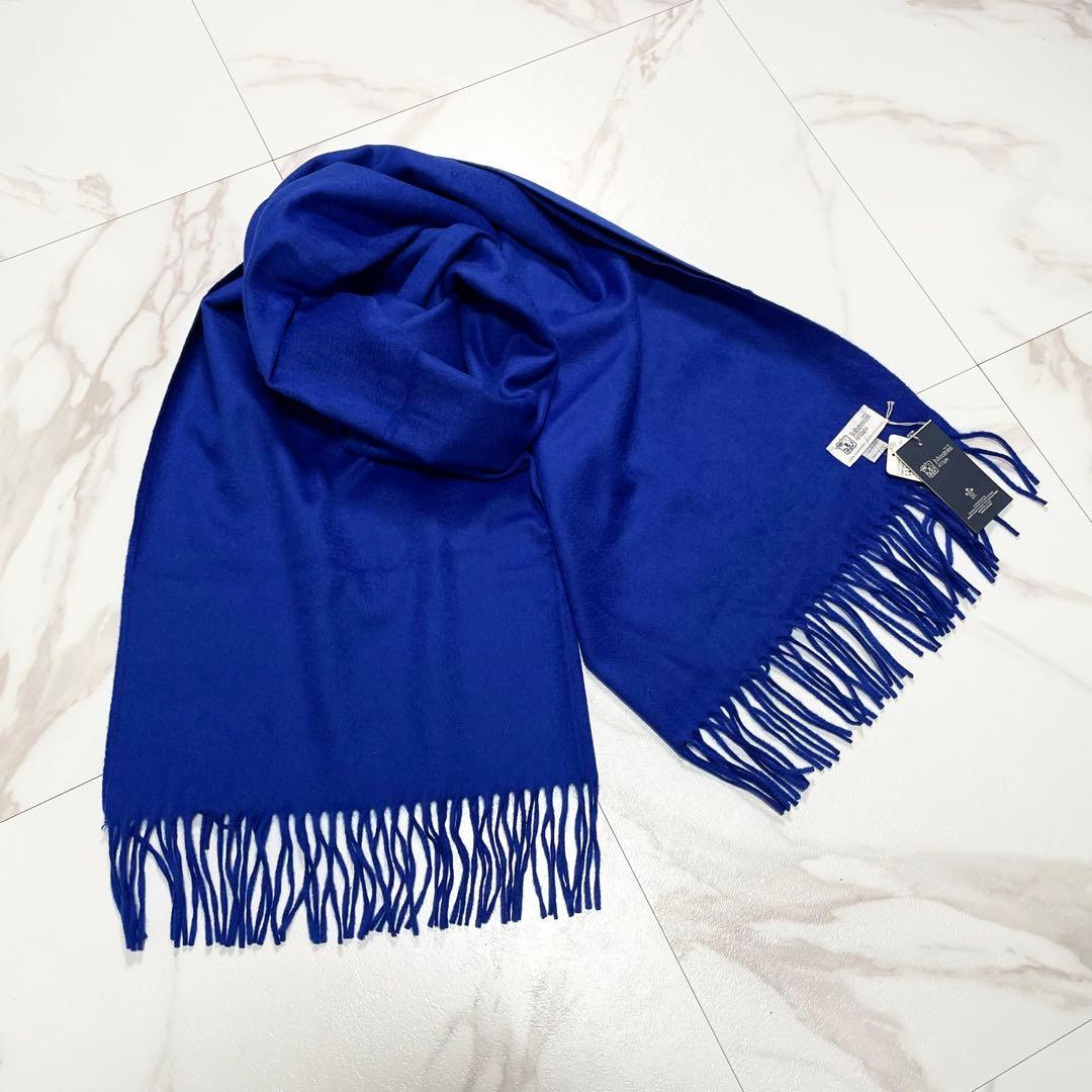 新品タグ付✨ジョンストンズ オブ エルガン カシミヤ100% 大判 マフラー