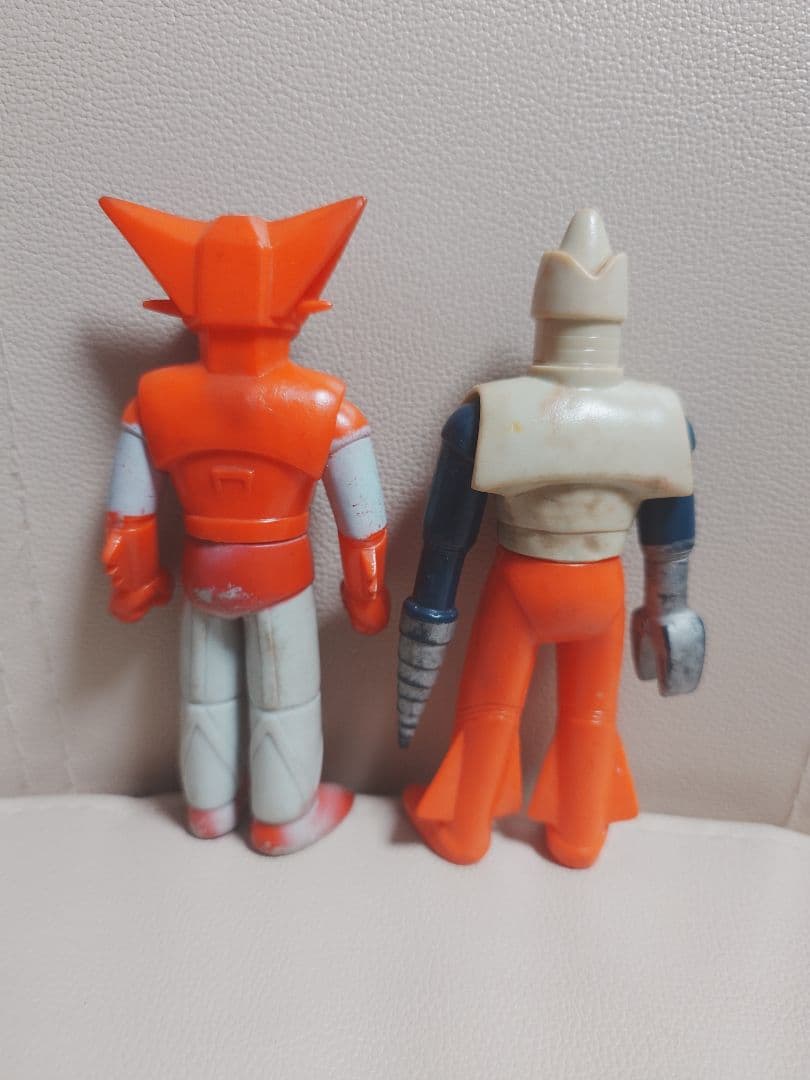ゲッターロボ 2体セット ソフビ 当時物