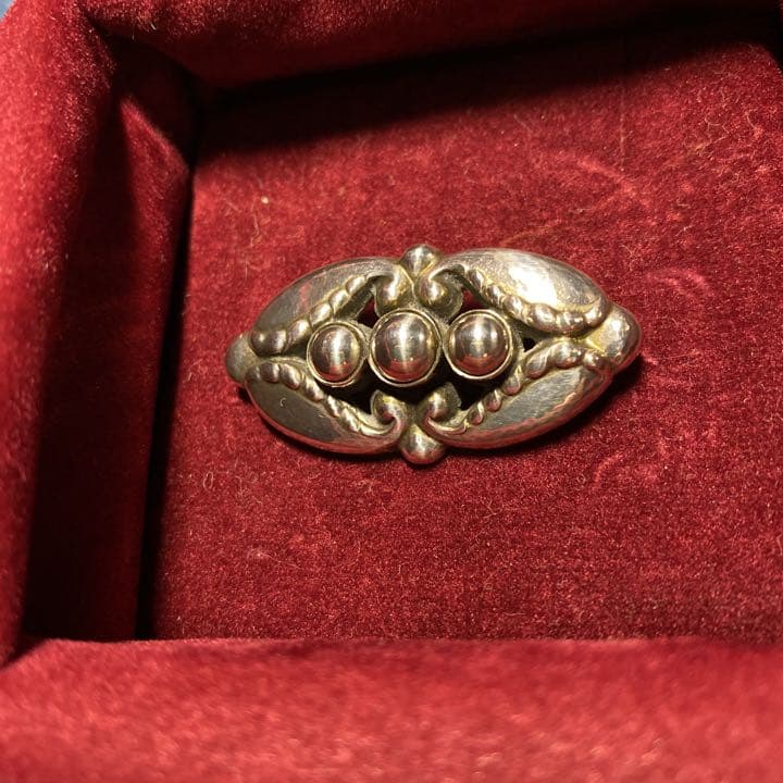 シルバーボールブローチ156シルバー925