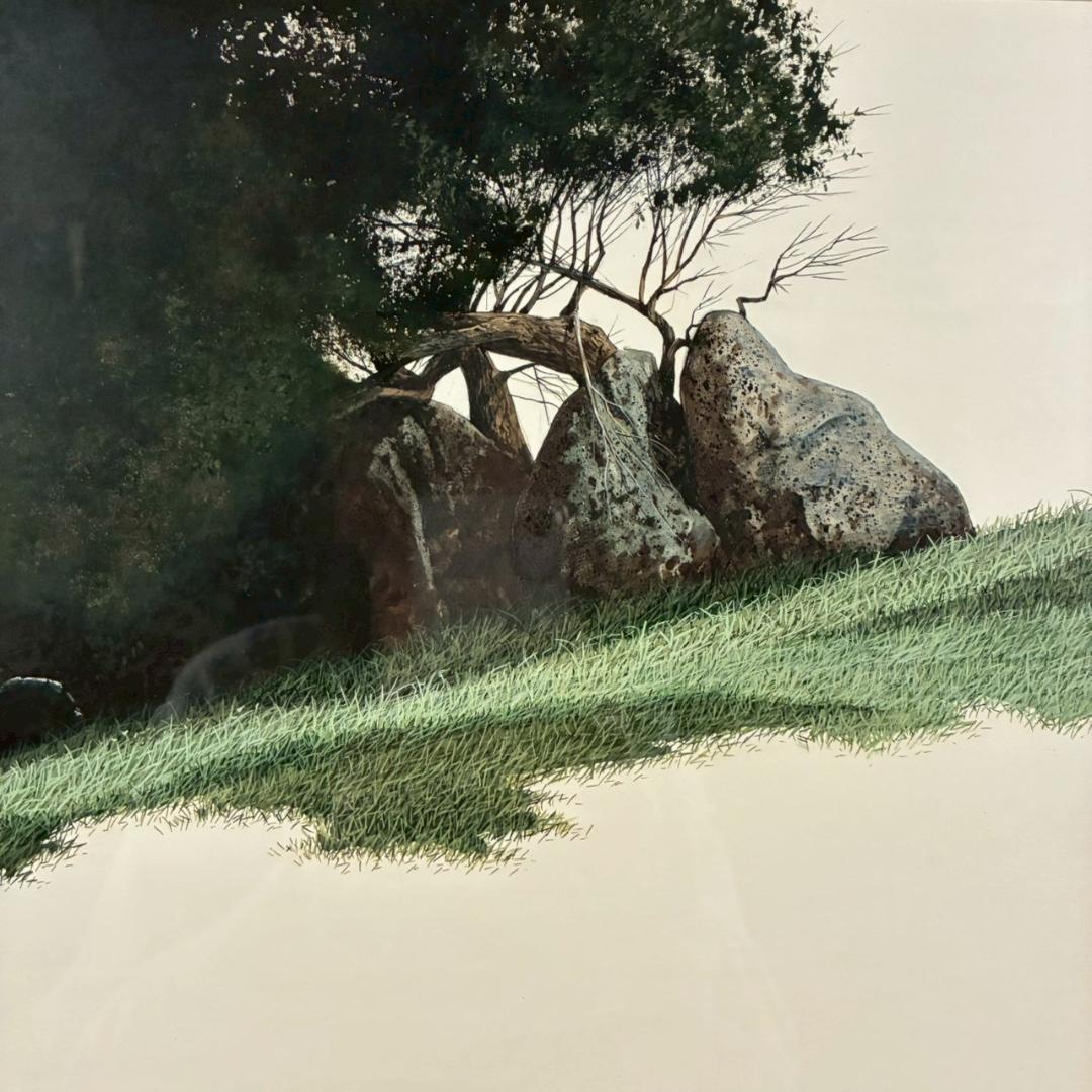 Jack Bernard Bevier「CHOPPING～」リトグラフ サイン入