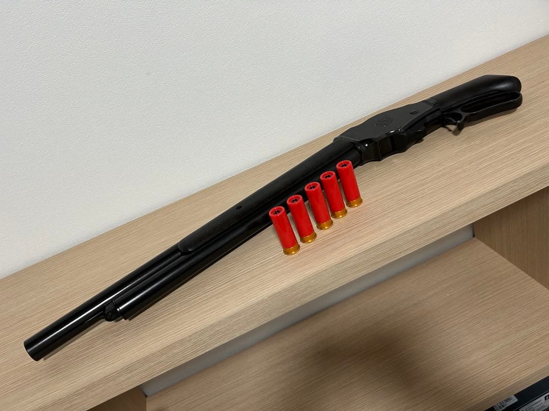 マルシン　M1887 ガスガン　木製ストック　スペアショットシェル　おまけ付き