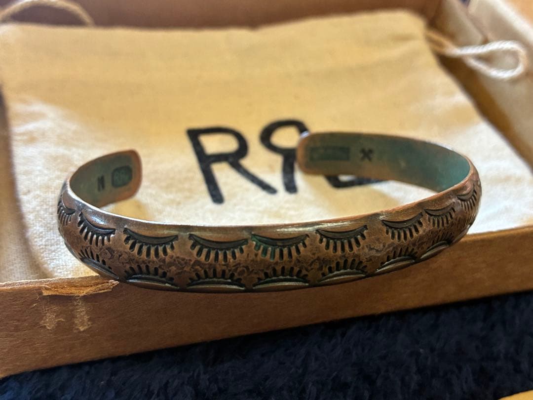 RRL バングル ブレスレット 純銅ジュエリー ダブルアールエル 正規品