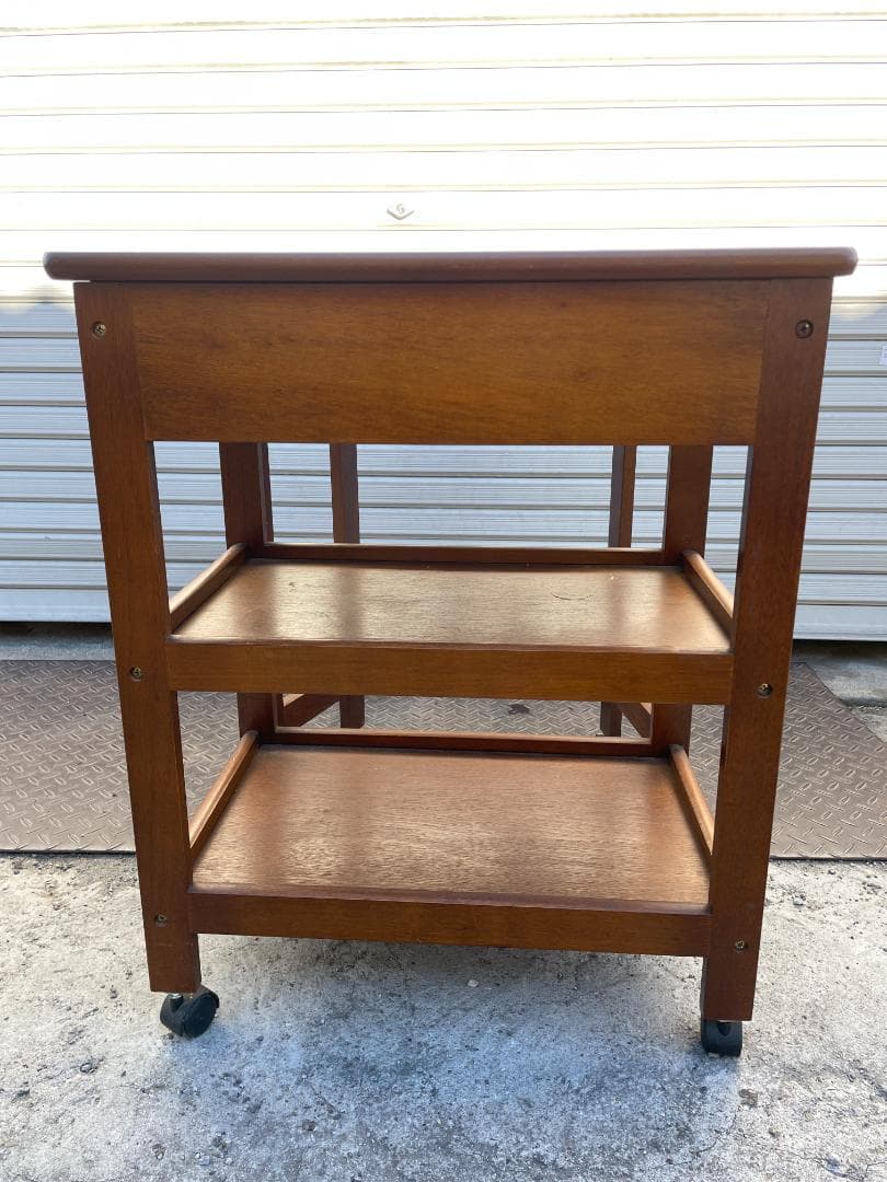★ 昭和レトロ 古家具 バタフライワゴン キッチンワゴン テーブルワゴン