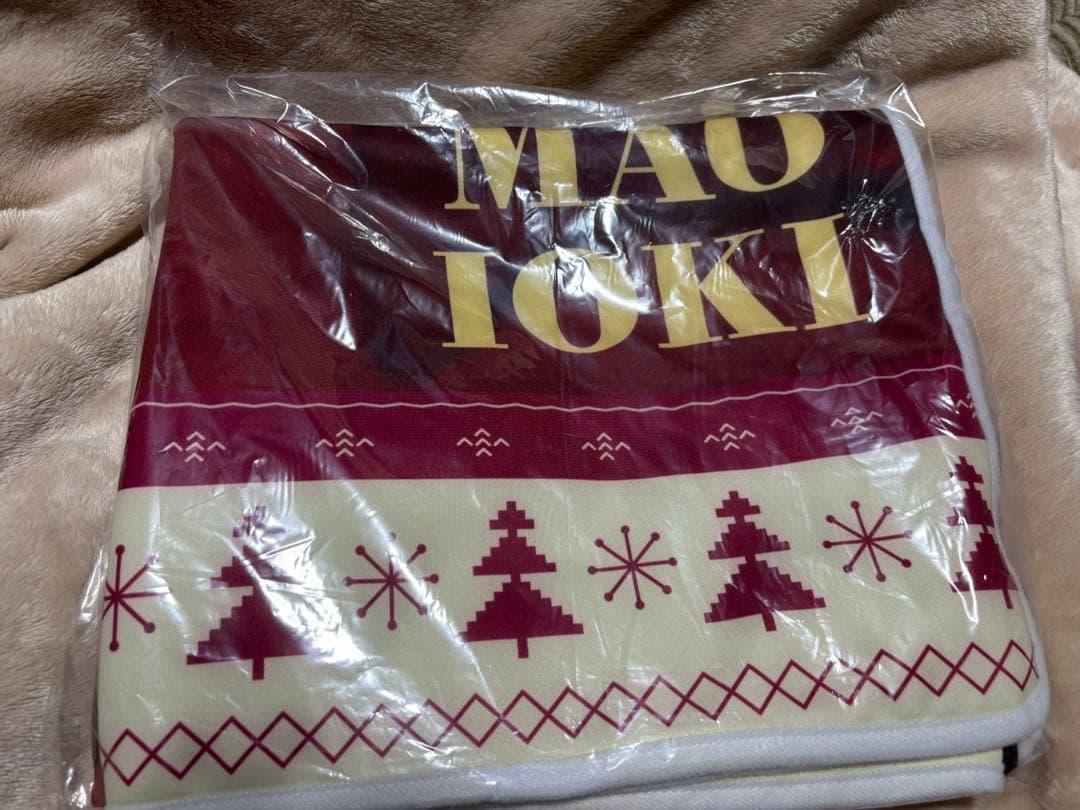 乃木坂46 乃木フェス 五百城茉央サインフード付きクリスマスタオル、カード