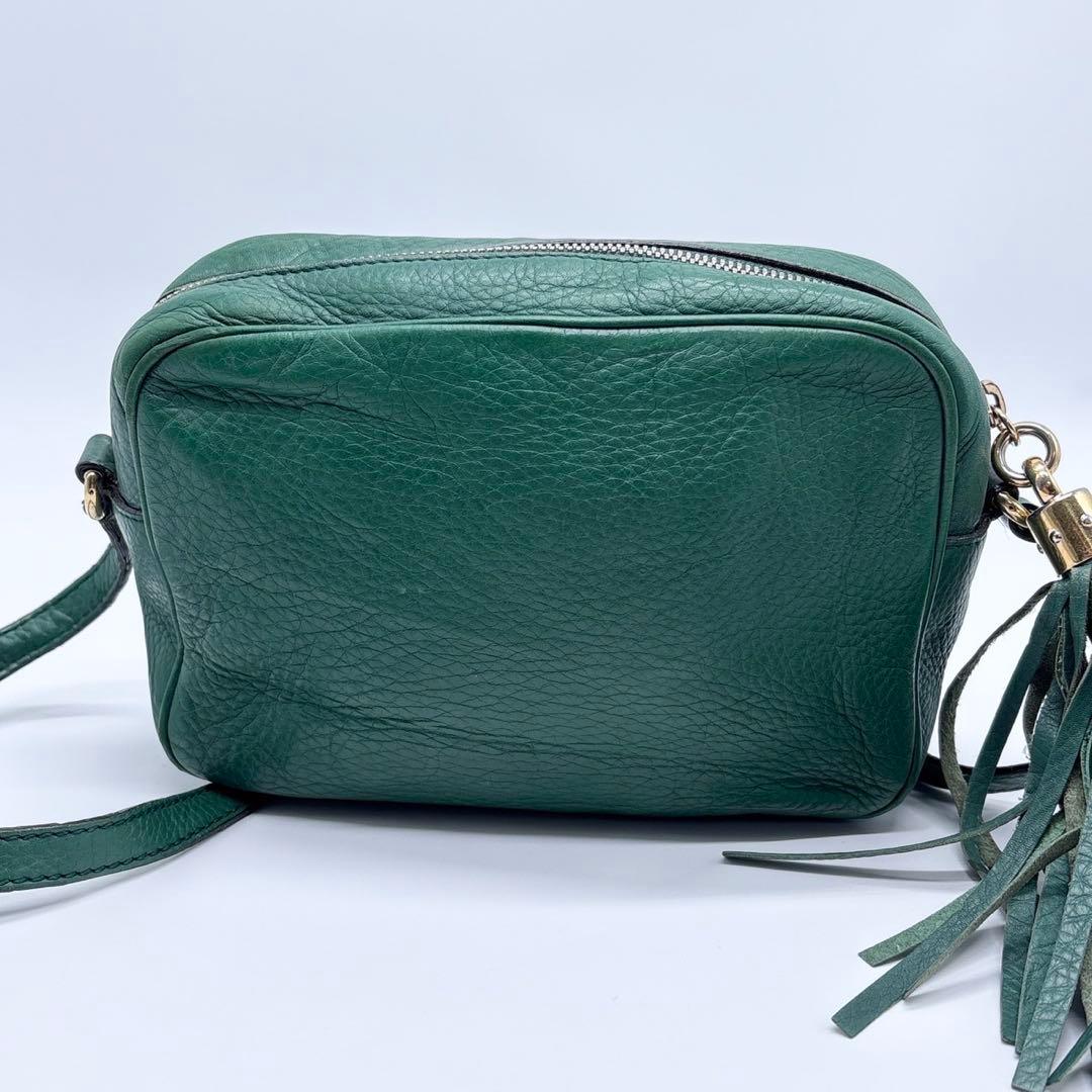 マ*ー様 GUCCI グッチ バッグ ソーホー スモールディスコバッグ グリーン