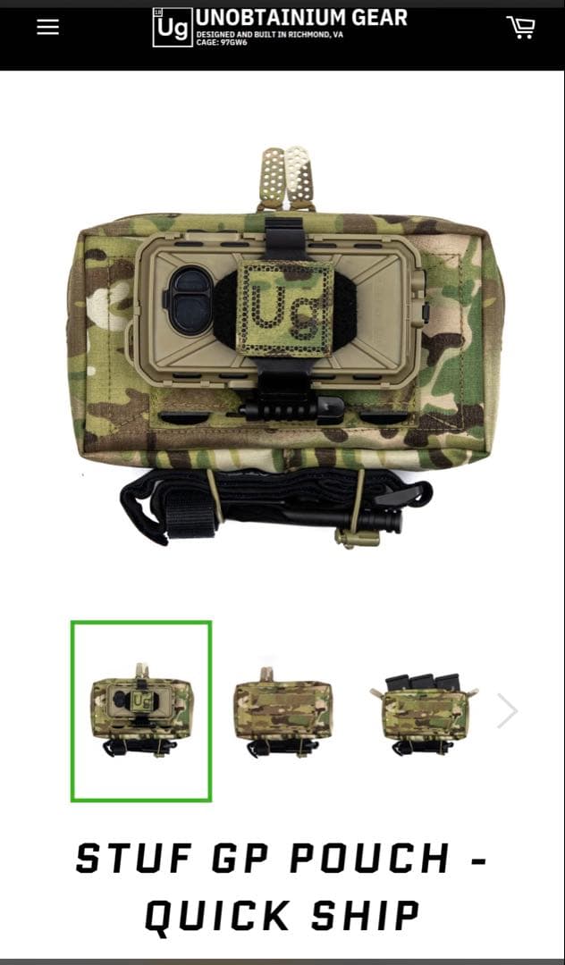 アンオブタニウムギア ユーティリティポーチ