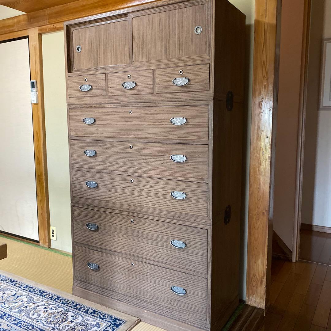 【16日まで限定お値下げ】箪笥 婚礼箪笥 古道具 桐 収納家具 インテリア ②