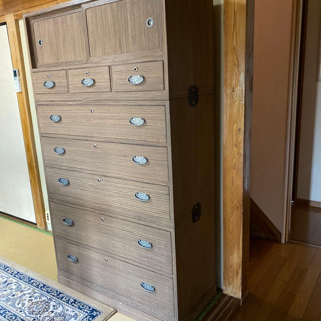 【16日まで限定お値下げ】箪笥 婚礼箪笥 古道具 桐 収納家具 インテリア ②