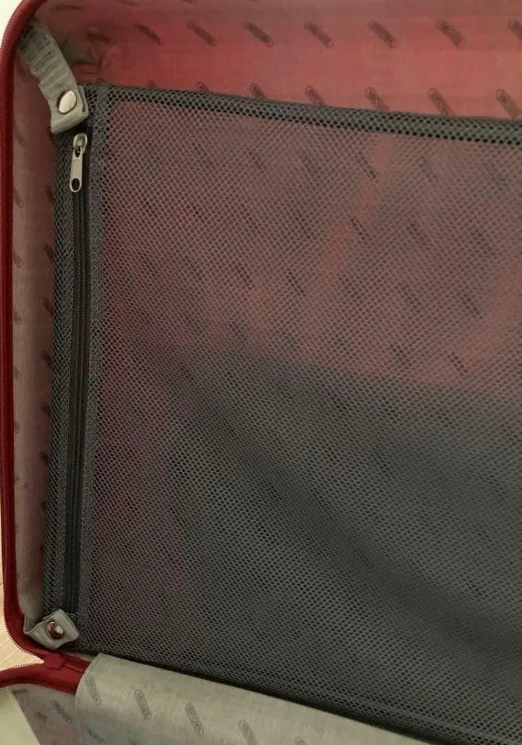 検討RIMOWA レッド ストライプ キャリーケース2輪約70L廃盤軽い男女兼用