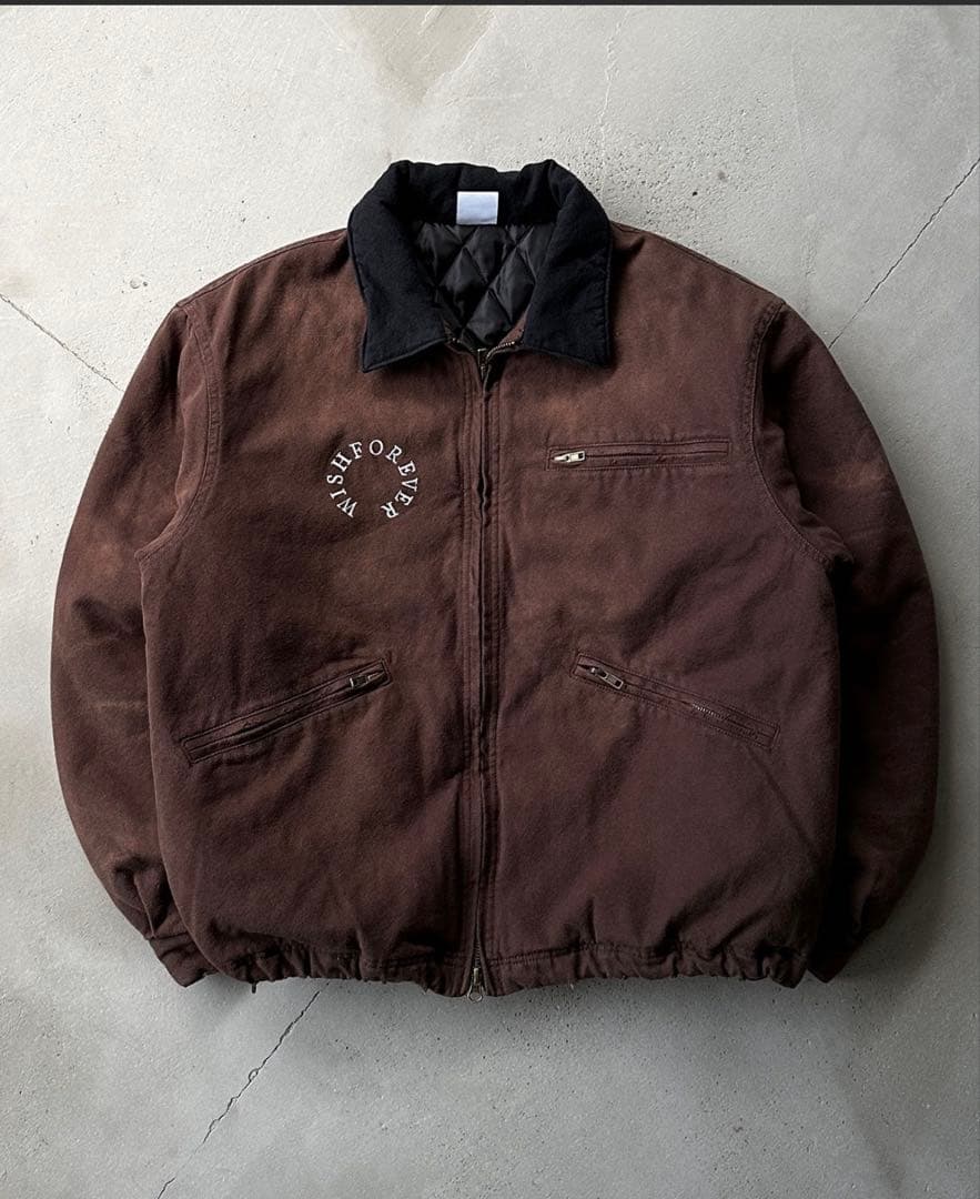 ブラウン ネイビー ジャケット