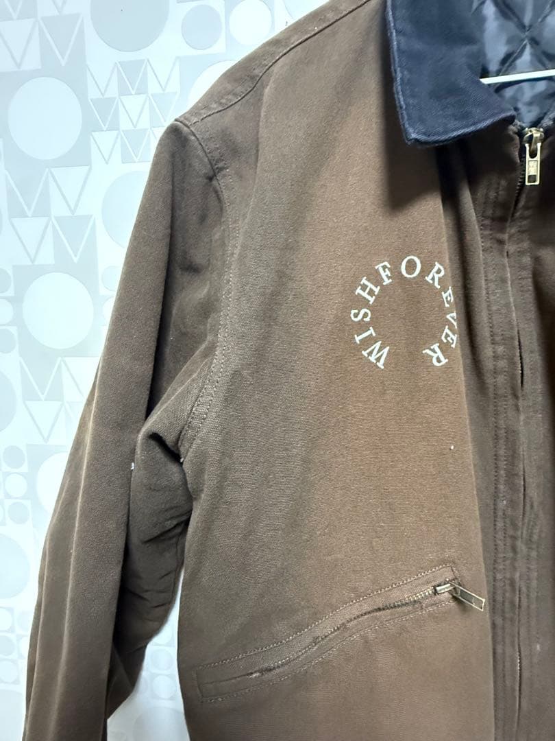 ブラウン ネイビー ジャケット