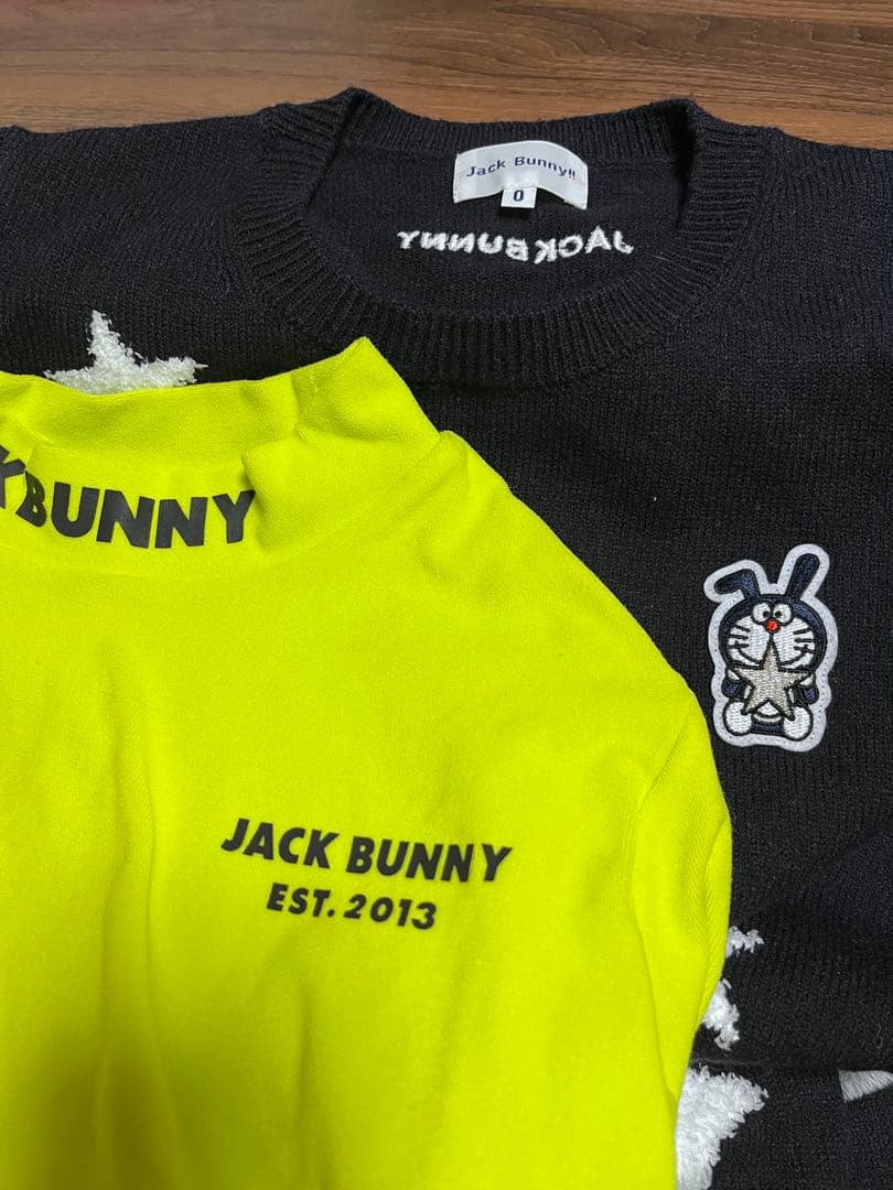 ジャックバニー　ドラえもんコラボセーター&ハイネックカットソー　2点セット