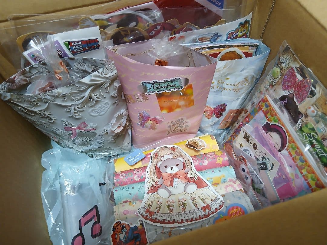 紙モノまとめ売り★紙モノおすそ分け★アメキャラ★バラメモ★シール★マステ★デザペ