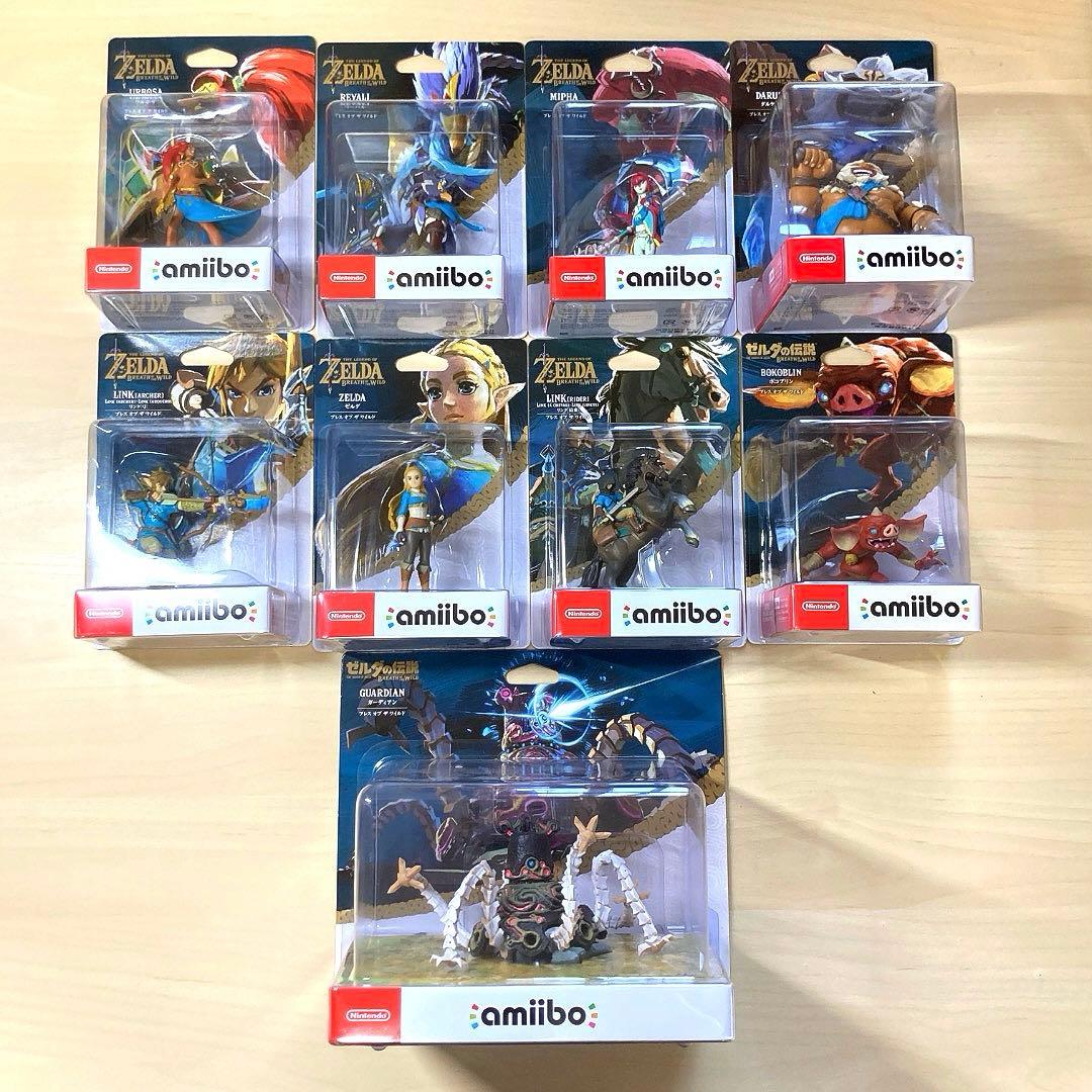 は*る様 任天堂 amiibo ゼルダの伝説 ブレス オブ ザ ワイルド ９個セ