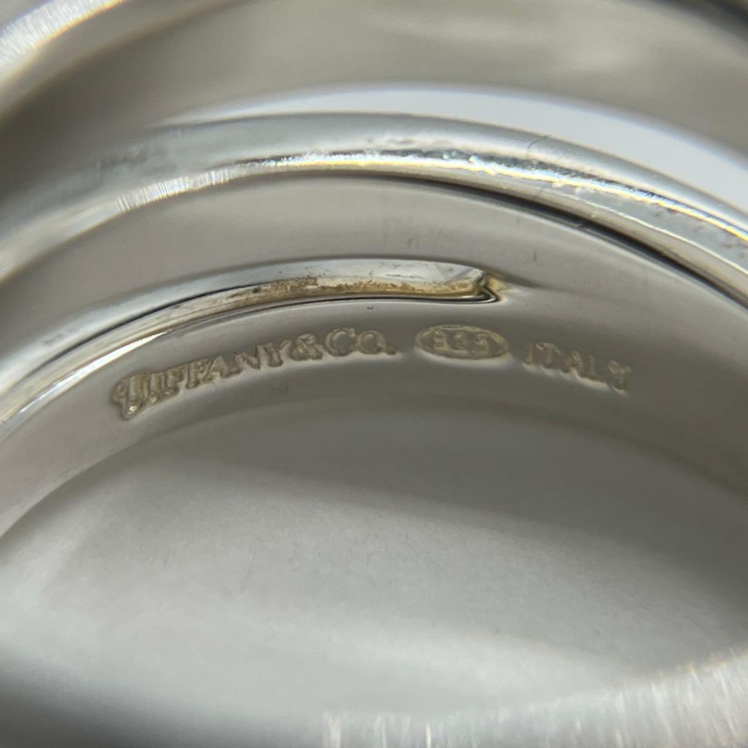 ティファニー TIFFANY ダイアゴナルリング 12号 SV925