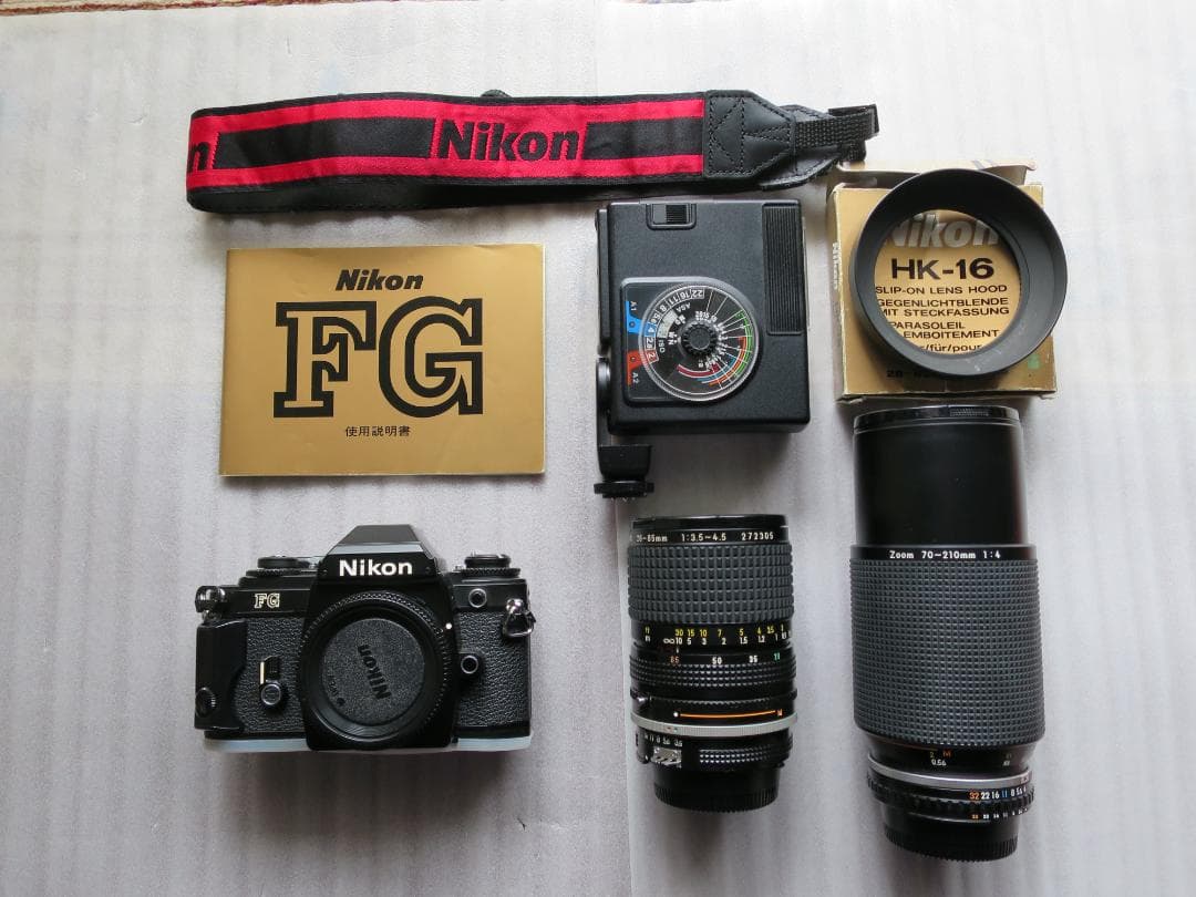 ニコン Nikon FG 一眼レフ フィルムカメラ ブラック　他一式