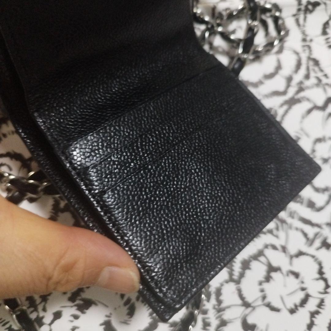 CHANEL マトラッセ　ダブルホック折り財布♥