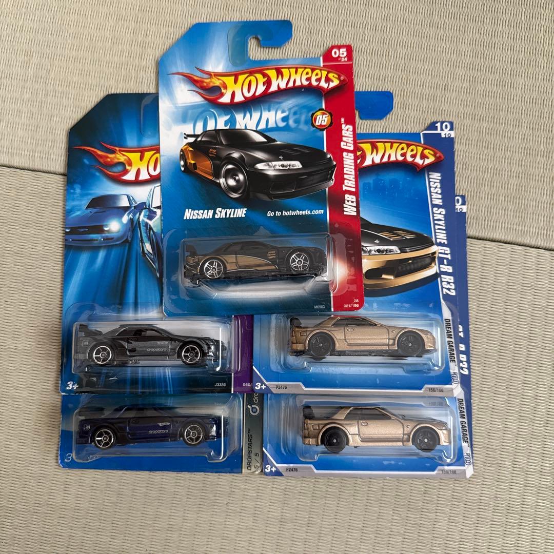 ホットウィール ニッサンGTR 32 5台セット