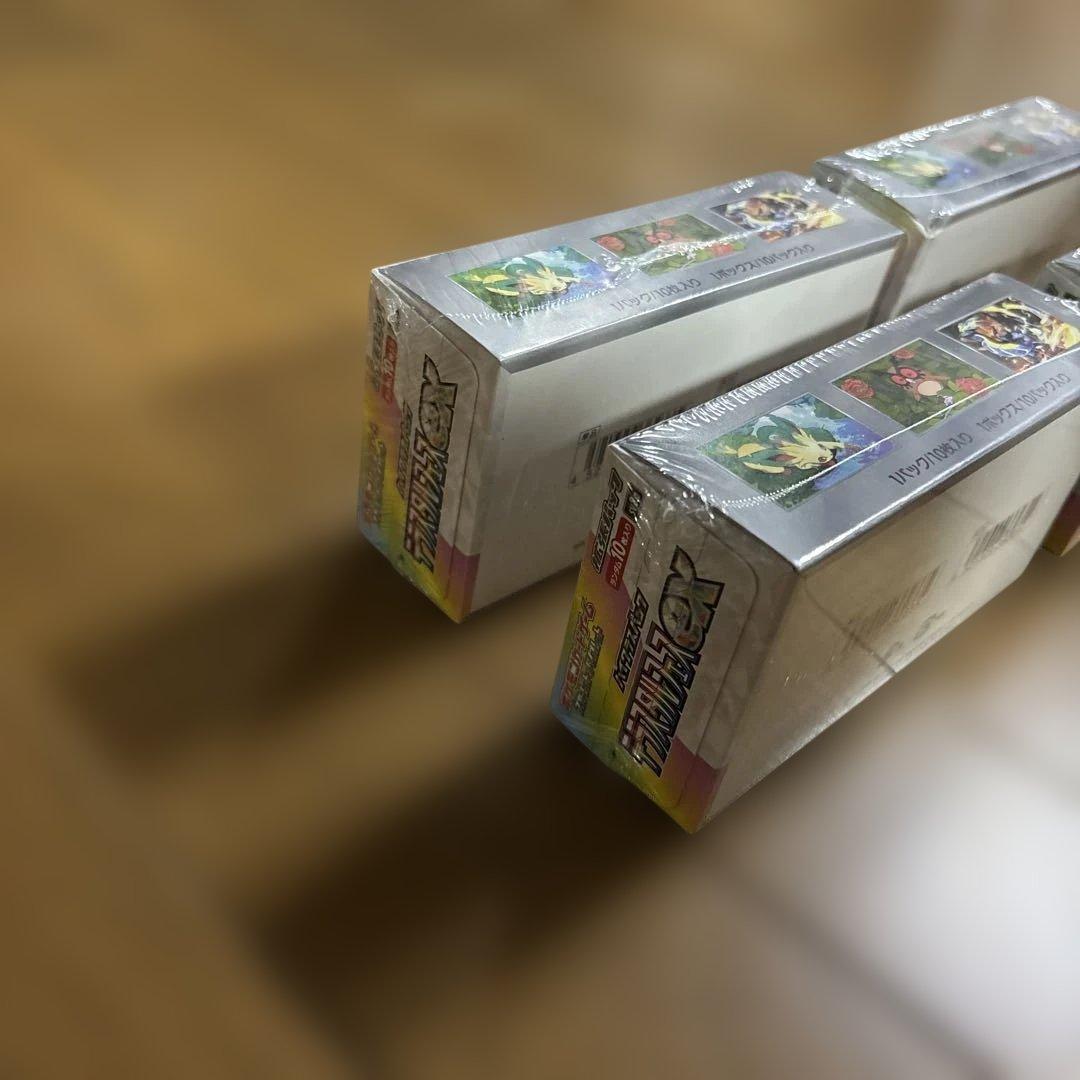 ポケモンカード テラスタルフェスex ボックス 4個セット シュリンク付き