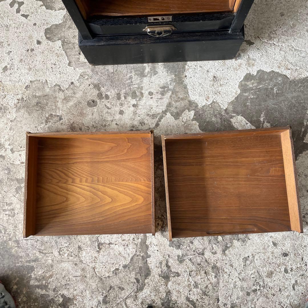 ビンテージ シャッターファイルキャビネット 本棚