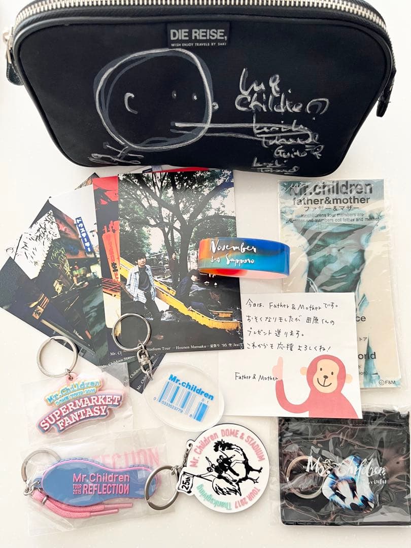《Mr.Children》FC誌100号記念✨田原さん直筆サイン入りポーチ