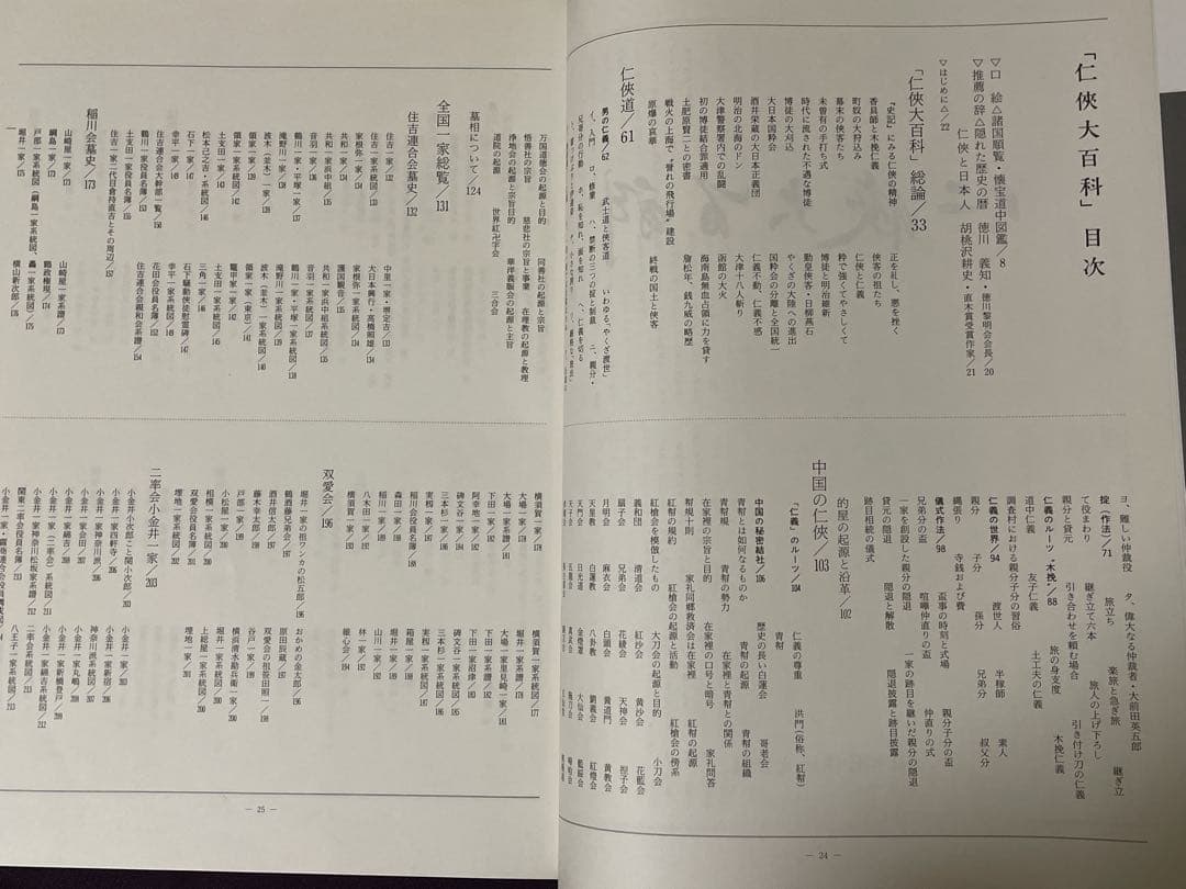 任侠大百科　日本任侠研究会編