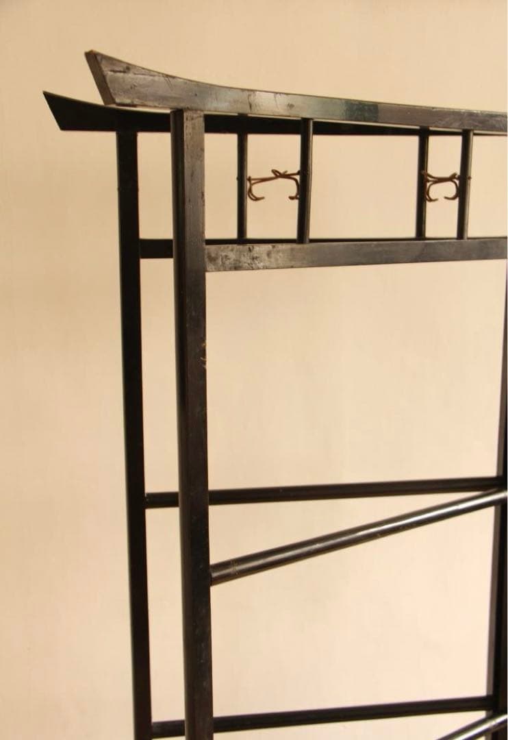 パーテーション　木製　衝立　衣桁　古道具　アンティーク　レトロ