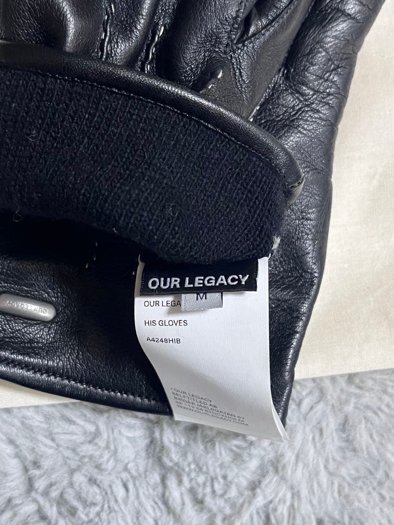 【即完売品】our legacy アワーレガシー 24aw his gloves