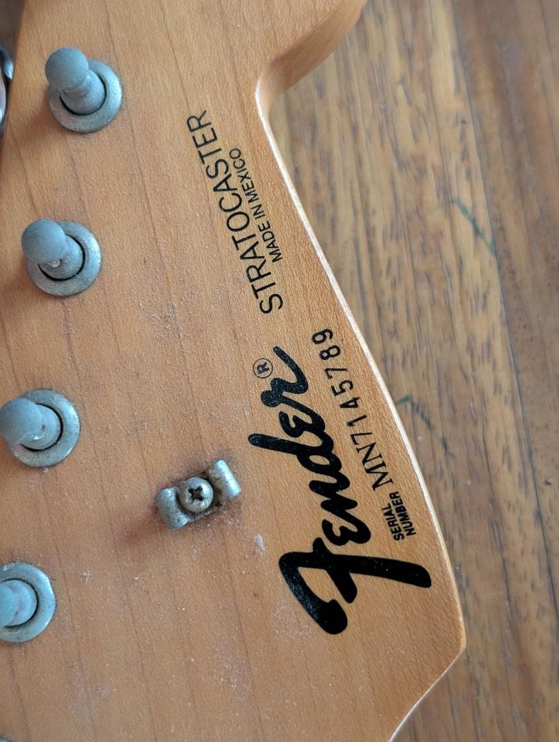 fender mexico ストラト　ボディ