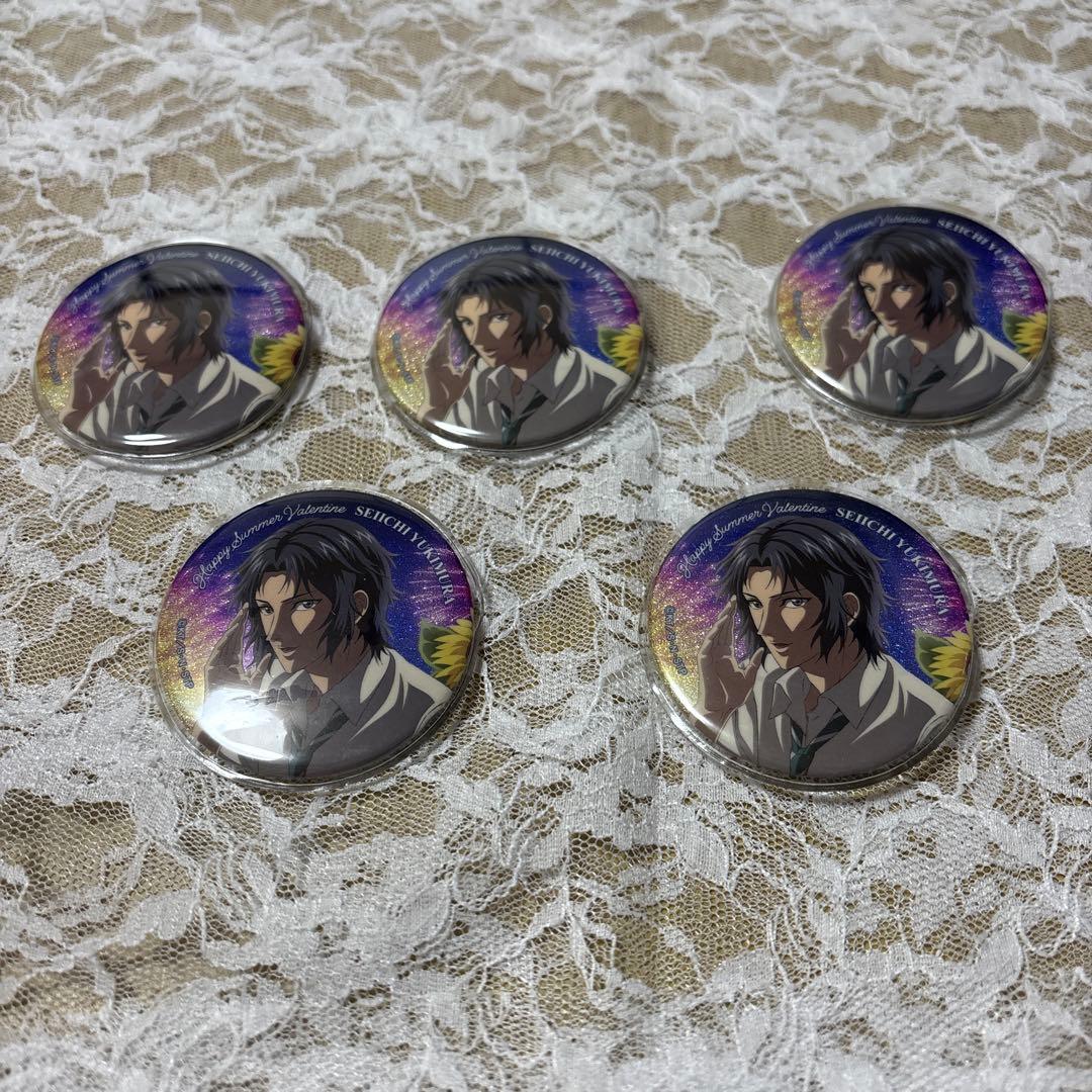 テニプリ　幸村精市　サマバレ缶バッジ