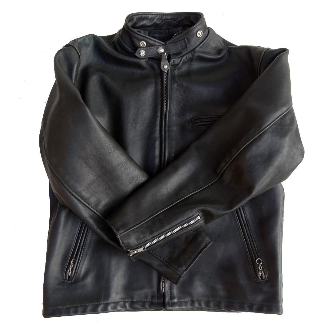 米国製美品上質　Schott ショット 641 42 XL シングルライダース