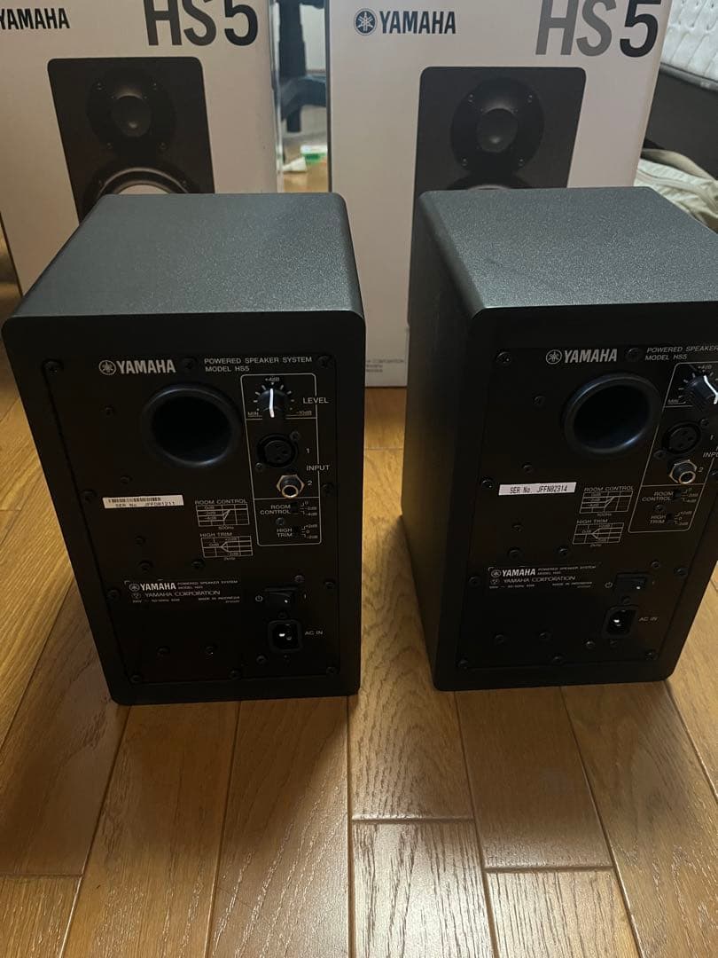 YAMAHA HS5 ペア TRS-XLRケーブルセット スピーカー