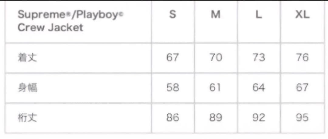 ★専用Supreme Playboy Crew Jacket黒ブラック★