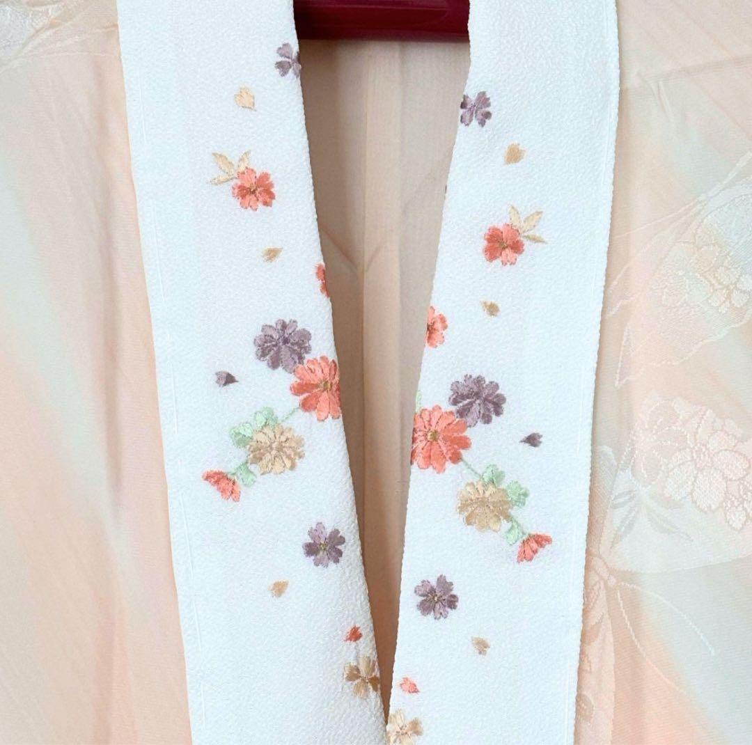 美品 振袖 フルセット 身丈155 正絹 刺繍衿 ネイビー 紺