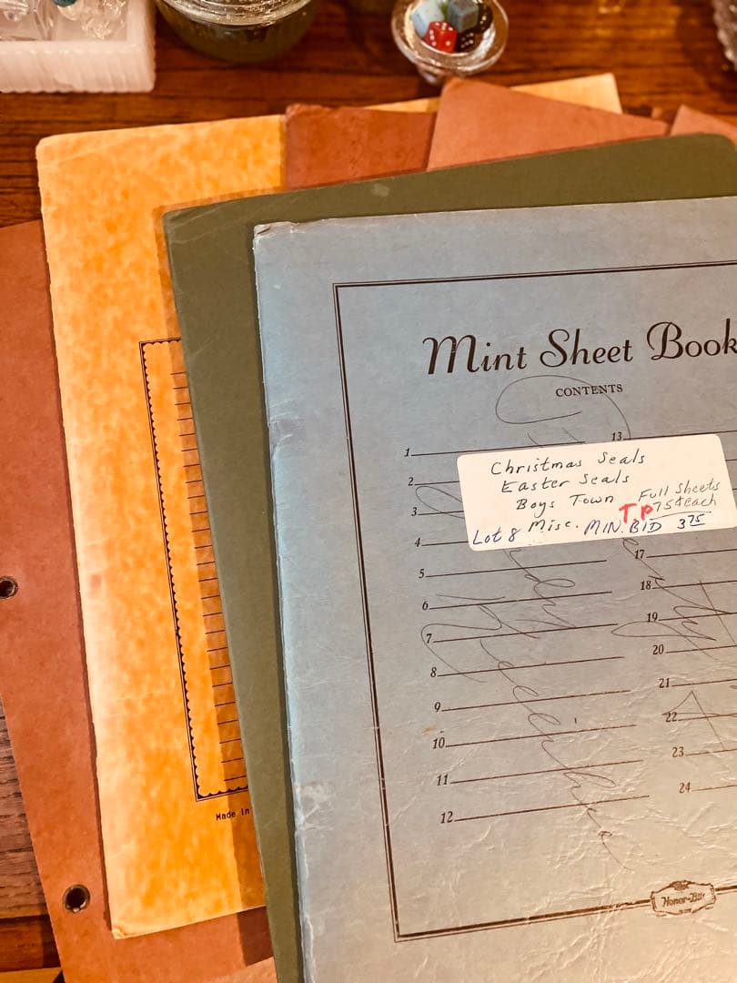 ヴィンテージ　グラシンシートbook ジャンクジャーナル