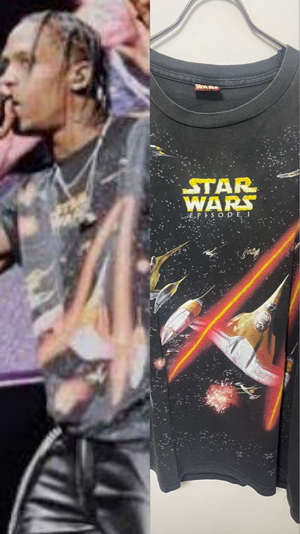 【トラヴィス・スコット JP THE WAVY着用】starwars Tシャツ
