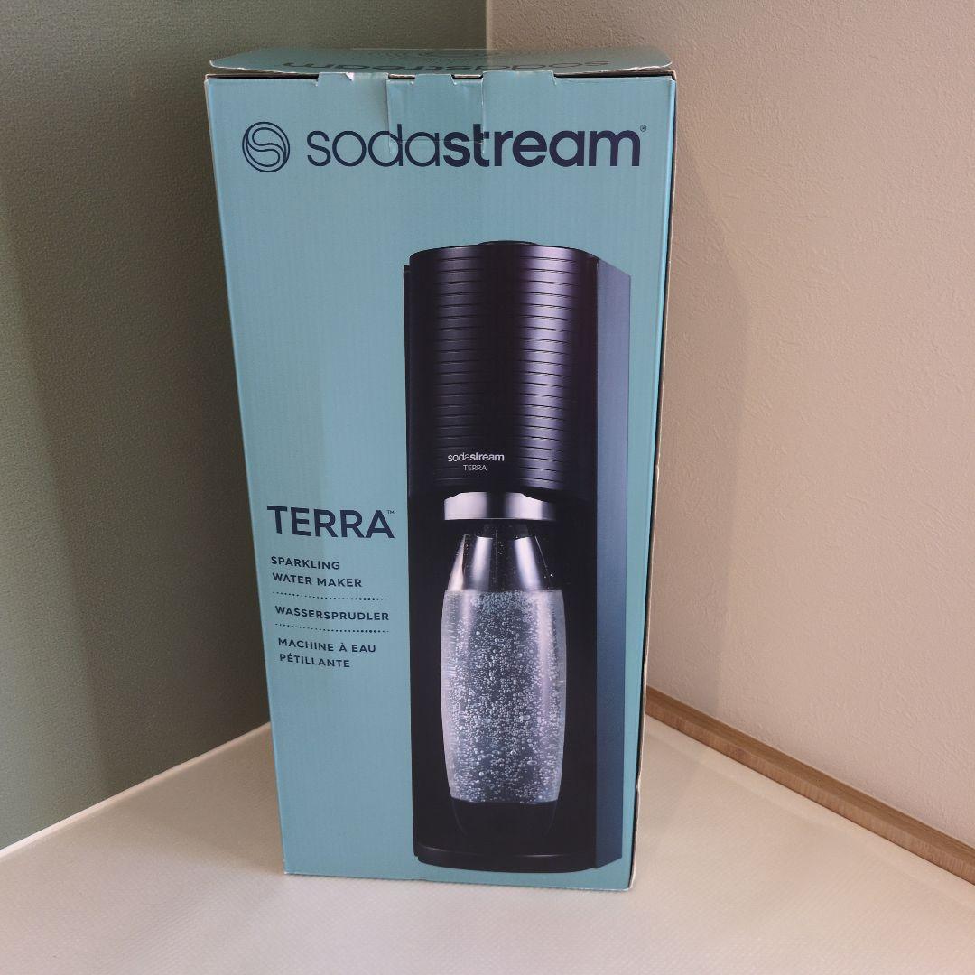 【新品未使用品】SodaStream TERRA 炭酸水メーカー ブラック