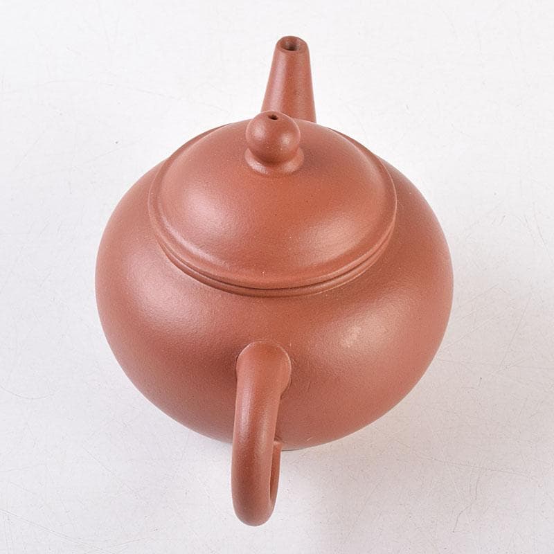 中国　中国宣興銘　紫砂　朱泥　急須　茶壷　C　R9060