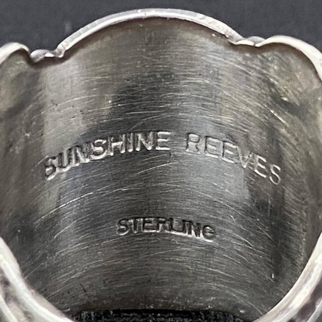 NAVAJO Sunshine Reeves キングマンターコイズリング 19号