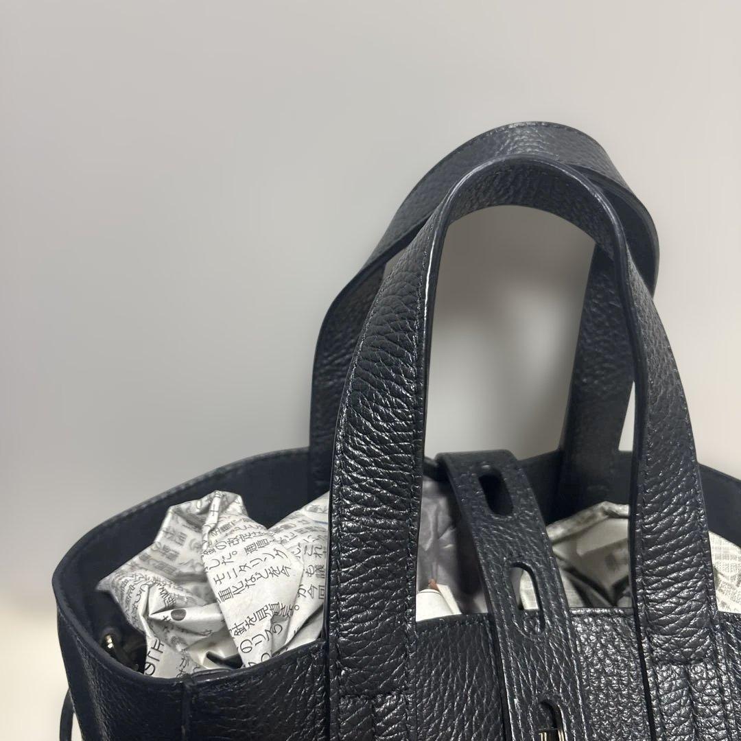 FURLA ブラック NET ミニショルダーバッグ