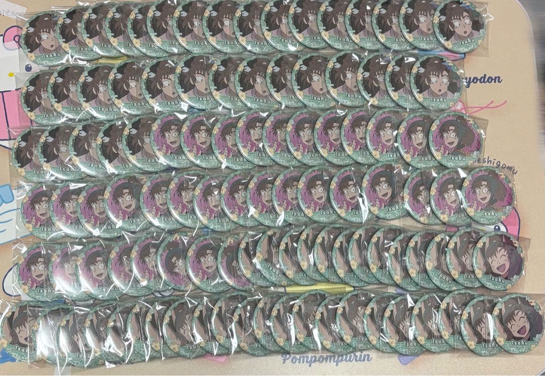 忍たま乱太郎 缶バッジセット 留三郎＆伊作がいっぱいセレクション×35セット